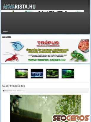 akvarista.hu tablet prikaz slike