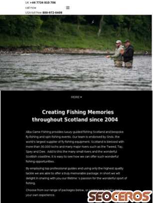 albagamefishing.com tablet náhľad obrázku