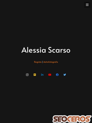 alessiascarso.it tablet preview