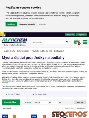 alfachem.cz/myci-a-cistici-prostredky-na-podlahy tablet obraz podglądowy