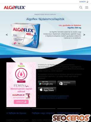 algoflex.hu tablet preview