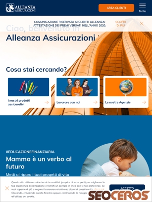 alleanza.it tablet preview
