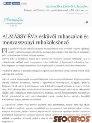 almassyszalon.hu tablet preview