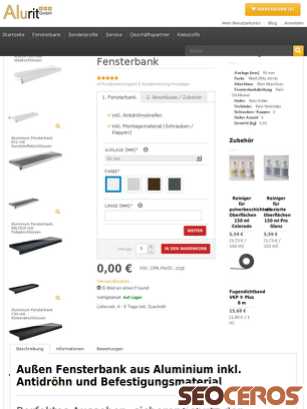 alurit.de/aluminium-fensterbank tablet előnézeti kép