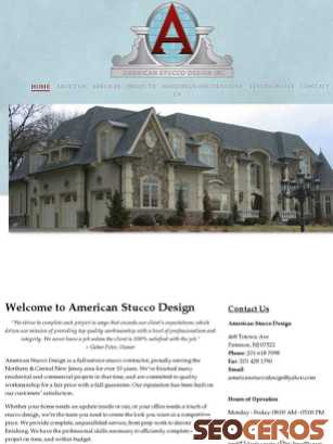 americanstuccodesignnj.com tablet előnézeti kép