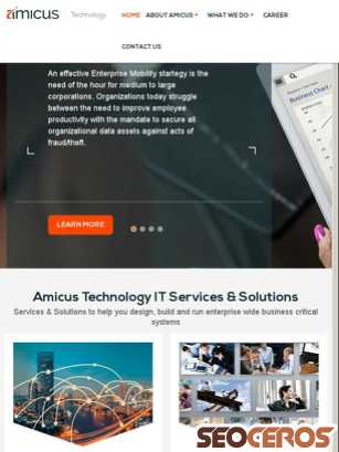 amicusglobal.com tablet preview