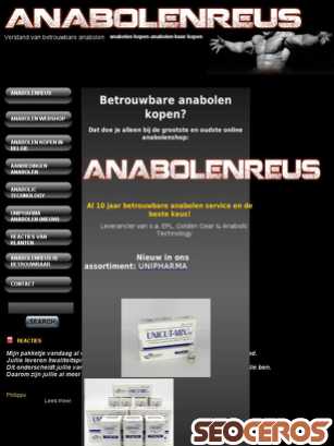 anabolenreus.nl tablet náhled obrázku