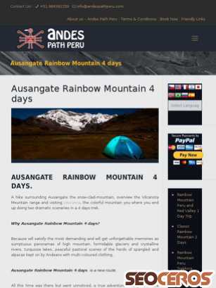 andespathperu.com/ausangate-rainbow-mountain-4days {typen} forhåndsvisning