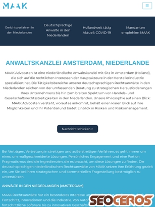 anwaelte-niederlande.de tablet preview