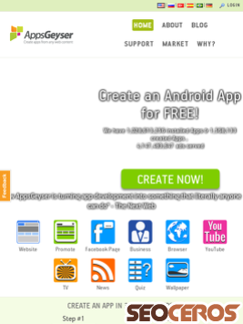 appsgeyser.com tablet preview