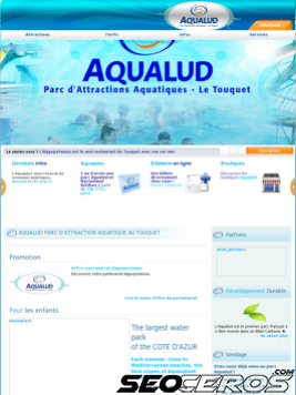 aqualud.com tablet förhandsvisning