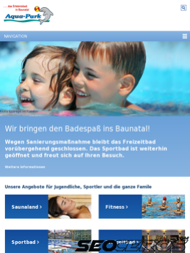 aquapark-baunatal.de tablet prikaz slike