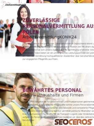 arbeitsvermittlungkonik24.de tablet náhľad obrázku