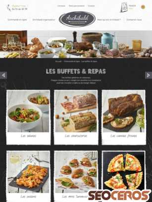 archibald-traiteur.fr/15-les-buffets-repas tablet preview