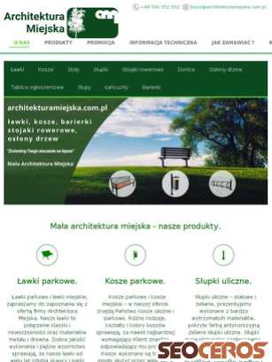 architekturamiejska.com.pl tablet obraz podglądowy