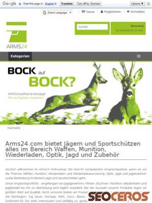 arms24.de tablet Vorschau