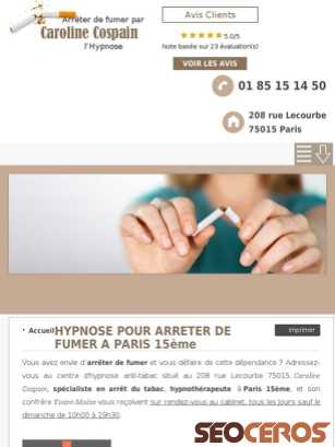 arreter-fumer-paris.fr tablet previzualizare