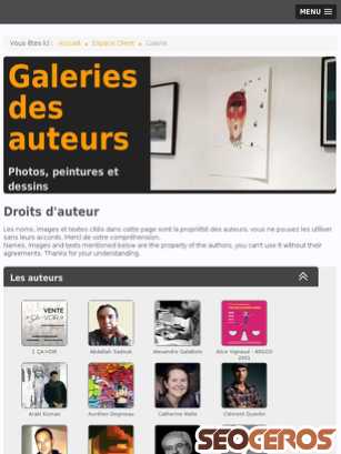 artdigiprint.com/espace-client/galerie-des-auteurs tablet vista previa