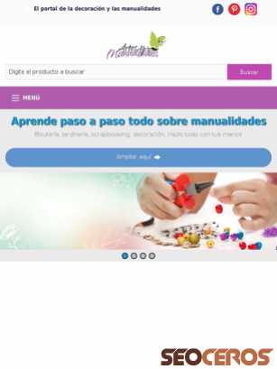 artesymanualidades.com tablet previzualizare