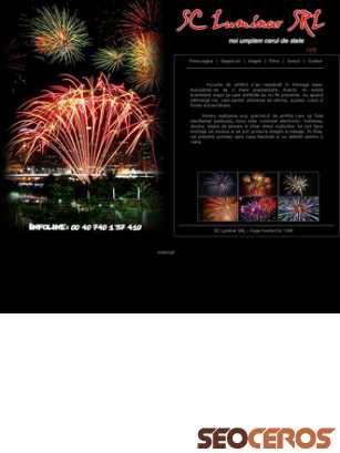 artificii-mures.ro tablet vista previa