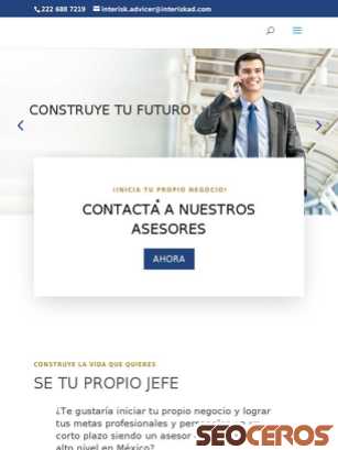 asesoresfinancieros.mx tablet Vista previa