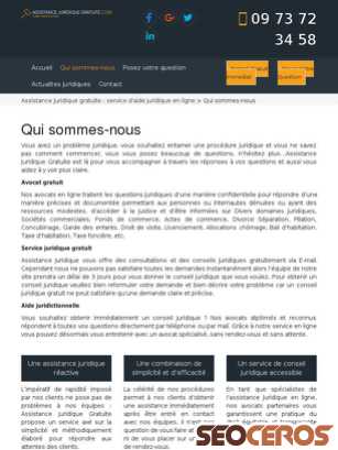 assistance-juridique-gratuite.com/qui-sommes-nous tablet obraz podglądowy