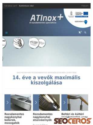 atinox.hu tablet förhandsvisning