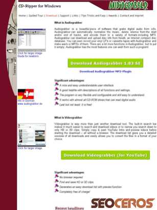 audiograbber.org tablet Vorschau