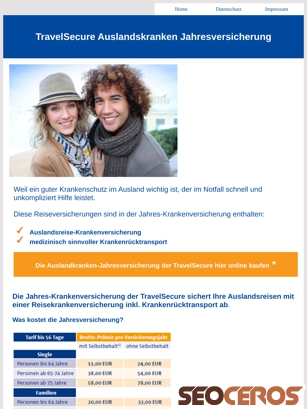 auslandsreise-krankenschutz.de/auslandskranken-jahresversicherung.html tablet előnézeti kép