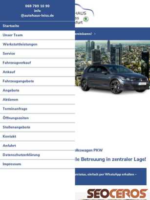 autohaus-leiss.de tablet náhled obrázku
