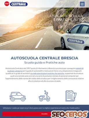 autoscuolacentrale.it tablet preview