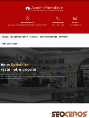 avenir-informatique.fr tablet náhľad obrázku