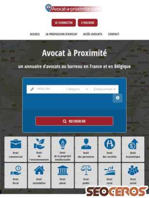 avocat-a-proximite.fr/home tablet előnézeti kép