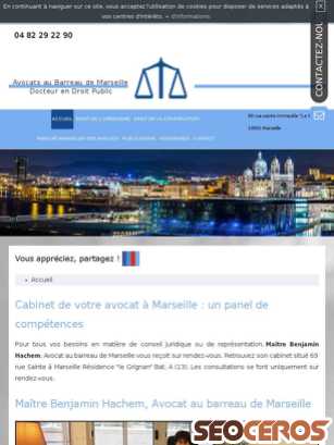avocat-benjamin-hachem.fr tablet előnézeti kép