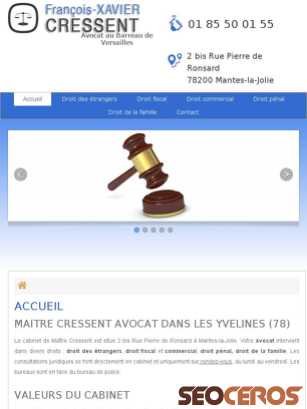 avocat-cressent.fr tablet előnézeti kép