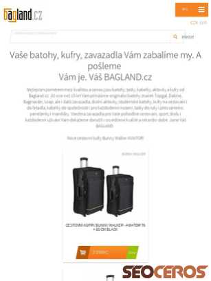 bagland.cz tablet Vista previa