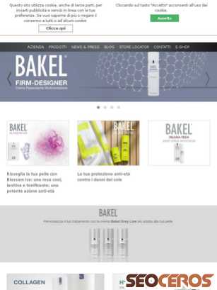bakel.it/it tablet förhandsvisning