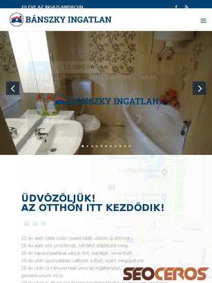banszky.hu tablet náhled obrázku