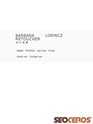 barbaralorincz.com tablet preview