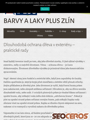 barvyplus.cz/dlouhodoba-ochrana-dreva-v-exterieru tablet náhled obrázku