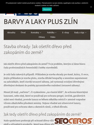 barvyplus.cz/stavba-ohrady-jak-osetrit-drevo-pred-zakopanim-do-zeme tablet obraz podglądowy