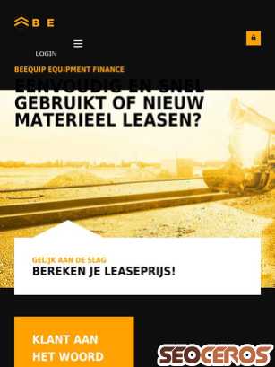 beequip.nl tablet förhandsvisning
