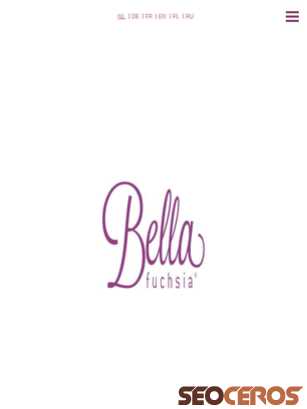 bellafuchsia.com tablet preview