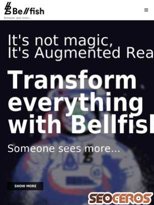 bellfish.it tablet preview