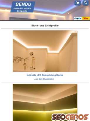 bendu-onlineshop.de/de/stuck-u.-lichtprofile tablet förhandsvisning