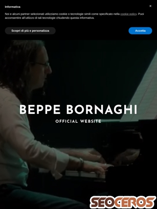 beppebornaghi.com tablet anteprima