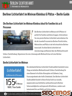 berlin-lichterfahrt.de/lichterfahrt-berlin-minivan.html tablet előnézeti kép