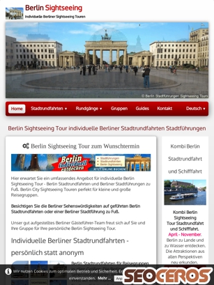 berlin-sightseeing-tours.de tablet Vorschau