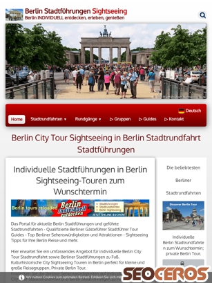berlin-stadtfuehrung.de tablet náhled obrázku