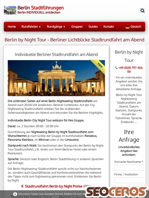 berlin-stadtfuehrung.de/berlin-nightseeing-stadtrundfahrt.html tablet obraz podglądowy